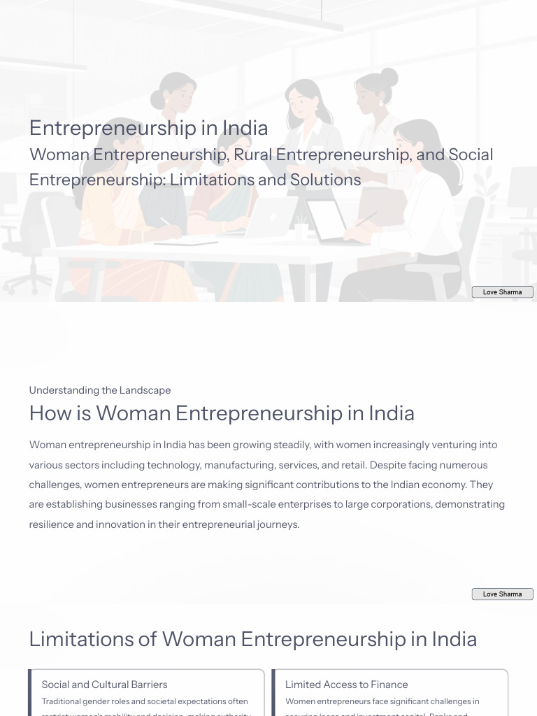 Challenges in Indian Entrepreneurship | PDF | Entrepreneurship | Social ...