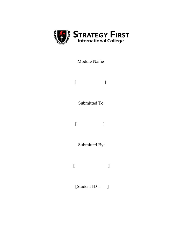 Module Submission Form Template | PDF