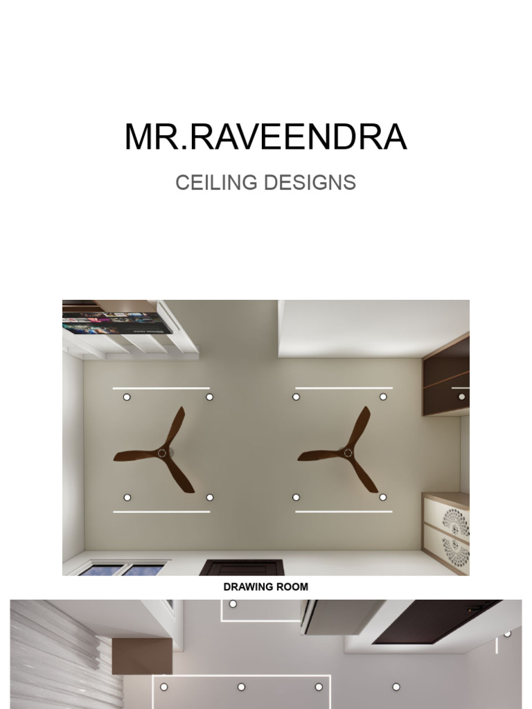 Mr.raveendra Ceiling Designs-1 | PDF
