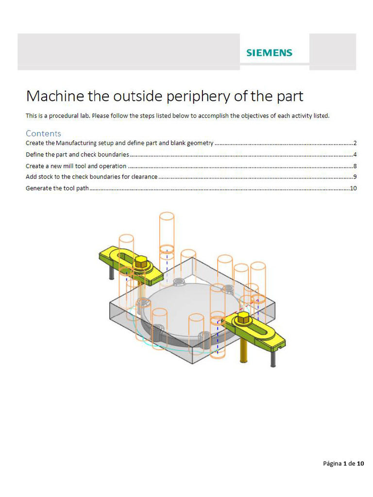 NX CAM 2206 Machine The Outside Periphery | PDF