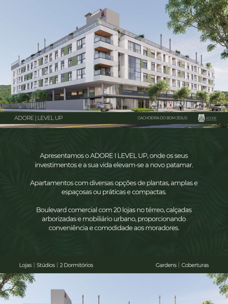 ADORE Level Up: Apartamentos em Cachoeira | PDF | Parques