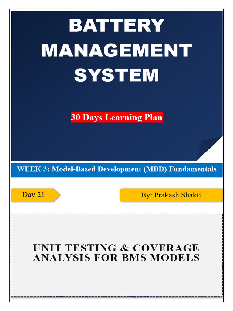 BMS Unit Testing & Coverage Analysis Guide | PDF | Software Testing ...