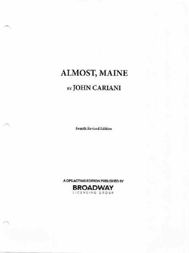 Almost, Maine | PDF