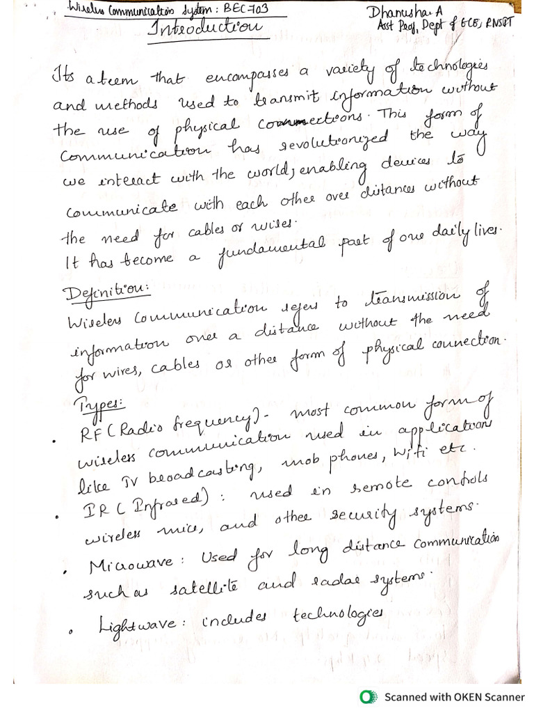 Wcs Module 1 | PDF