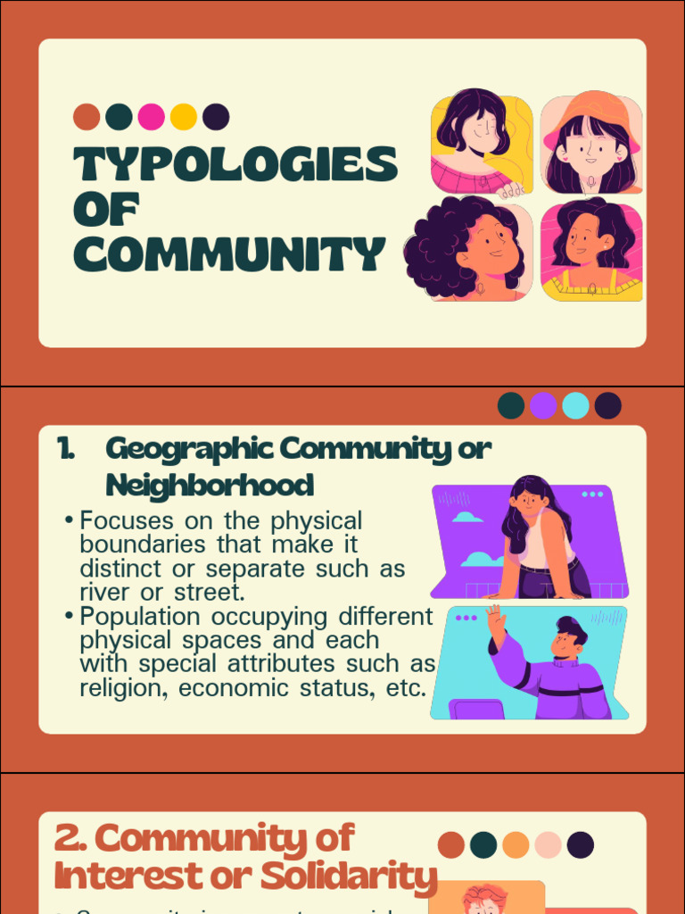 Types of Community: Geographic & Social | PDF