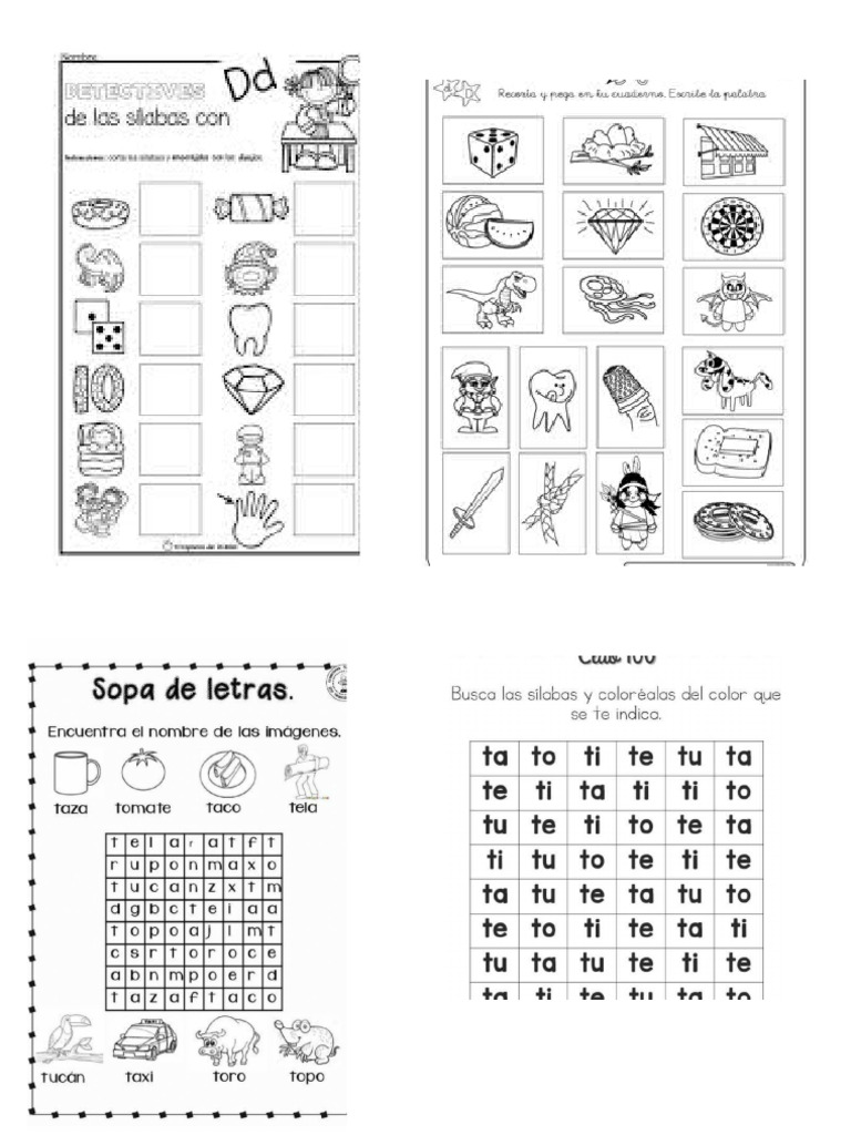 06 Fichas Ceba Del 3 Al 6 Junio | PDF