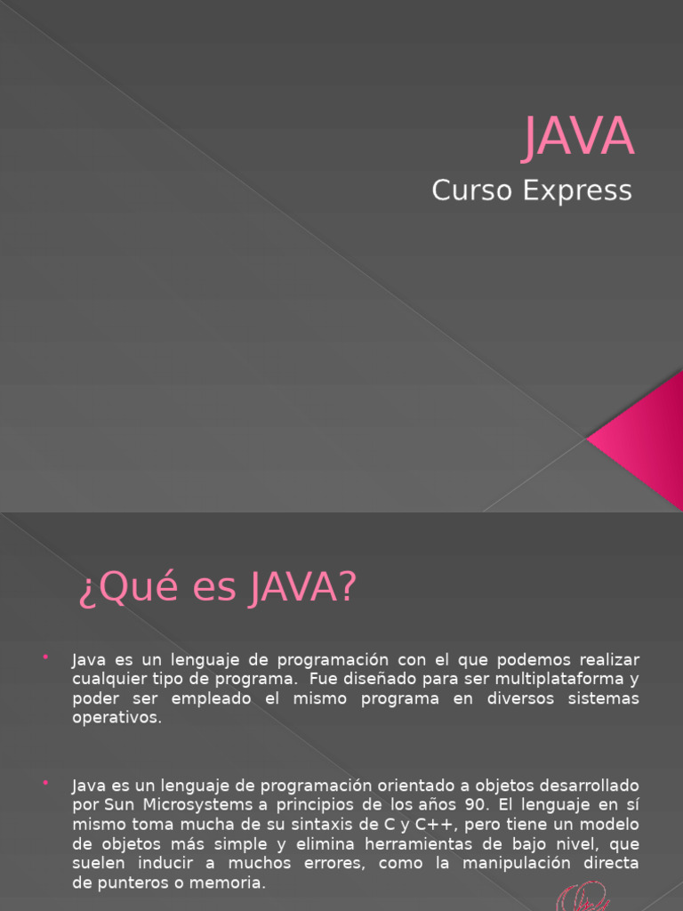 Curso Básico de Programación en Java | PDF | Java (lenguaje de ...