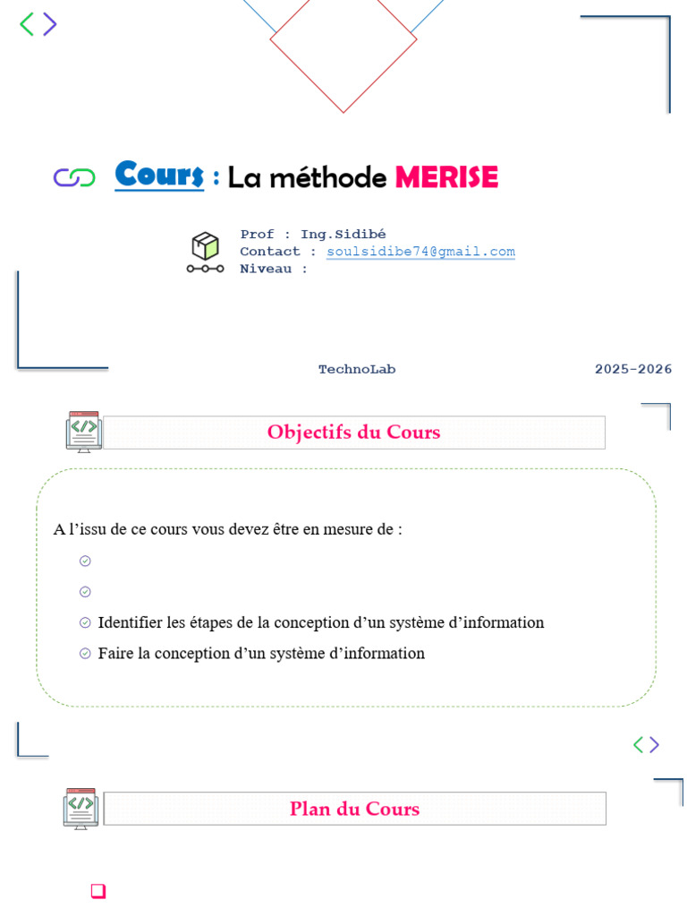 Introduction à la méthode Merise | PDF | Informatique | Informatique