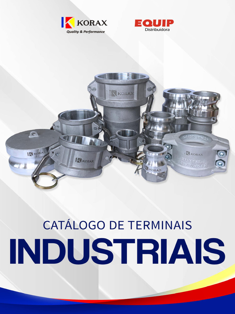 Terminais Industriais Camlock: Tipos e Medidas | PDF