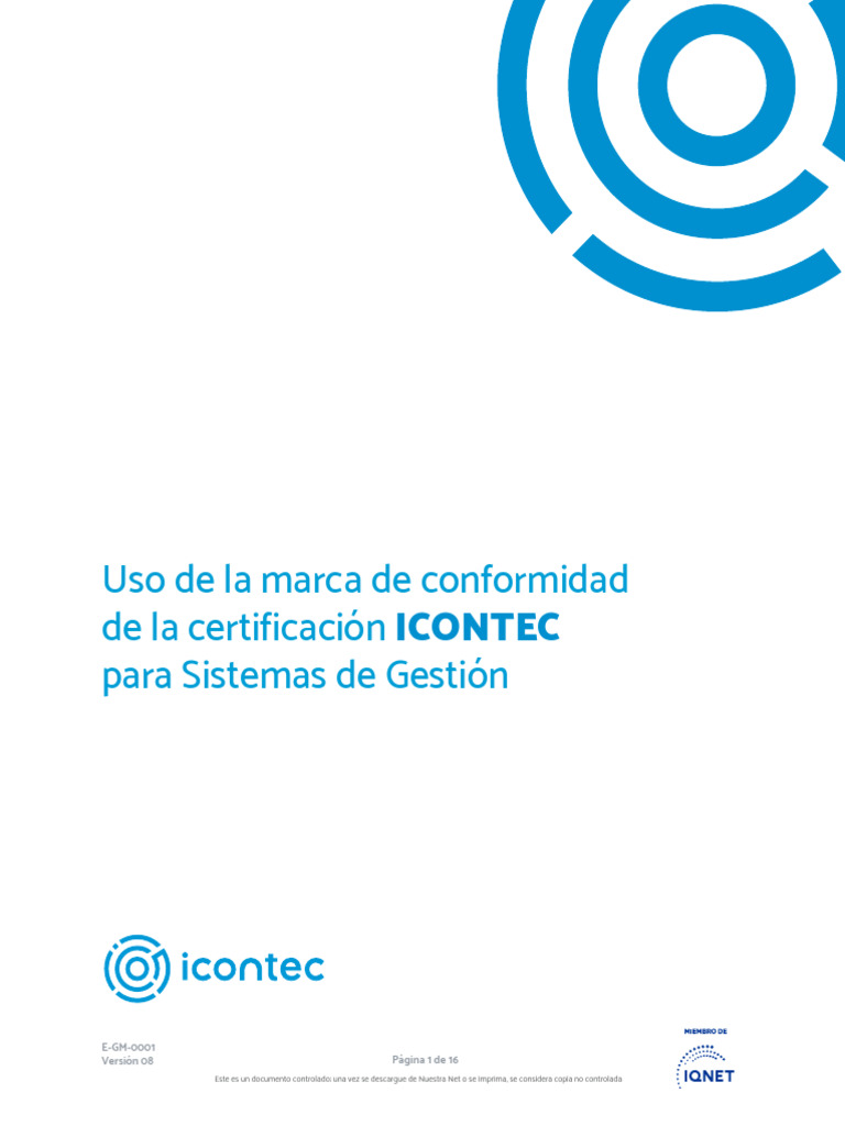Uso de Marca ICONTEC en Certificación | PDF | Color | Modelo de color Rgb