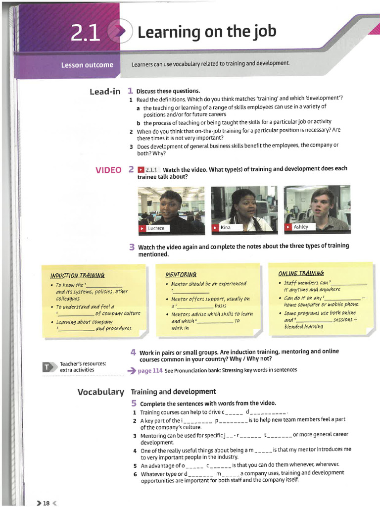 Business Partner B2 Coursebook Unit 2 | PDF