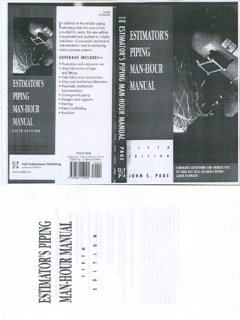 EN - Estimator's Piping Manhour Manual | PDF