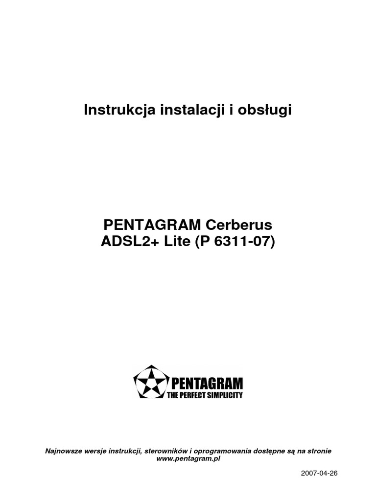 Cerberus Adsl2 Pl | PDF