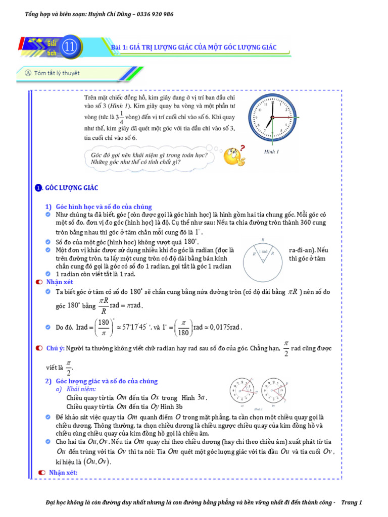 Toan 11 HK1 | PDF