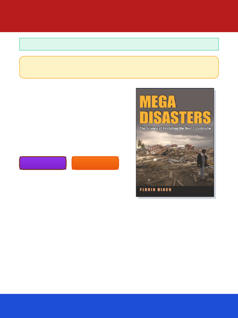 Megadisasters The Science of Predicting the Next Catastrophe Florin ...