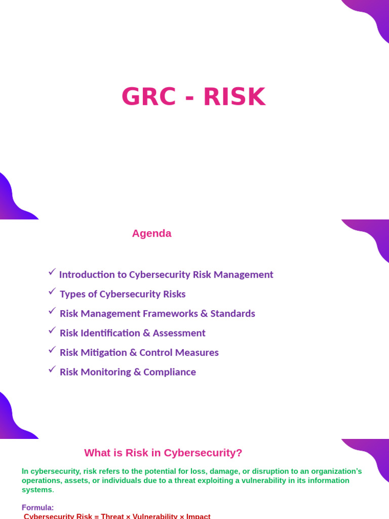Cybersecurity Risk Management Guide | PDF | Security | Computer Security