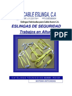 Catalogo Eslingas de Seguridad