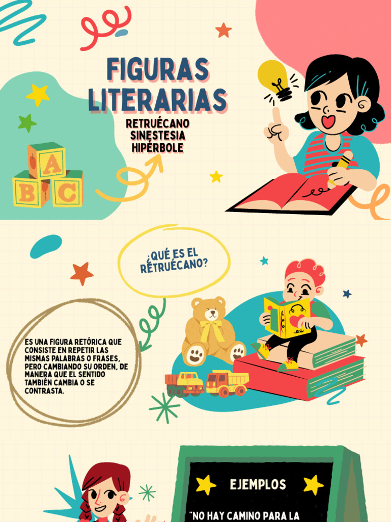 Figuras Literarias: Retruécano, Sinestesia, Hipérbole | PDF