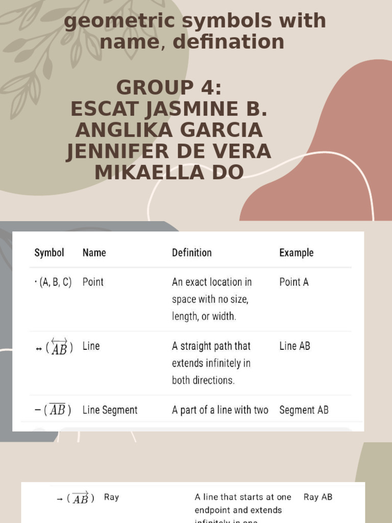 Group 4 Geometric Symbols | PDF