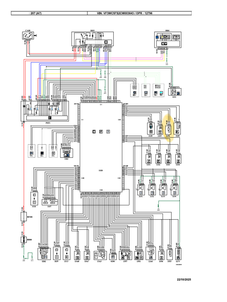 ECU - Wiring Diagram 207 | PDF