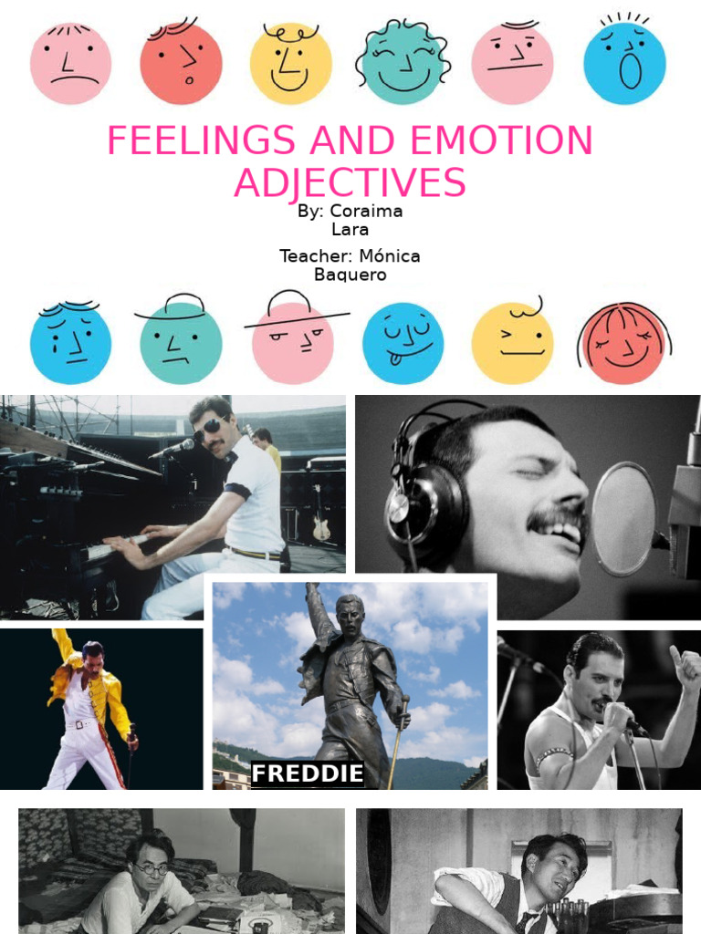 Feelings and Emotion Adjectives Exposition Coraima Lara | PDF