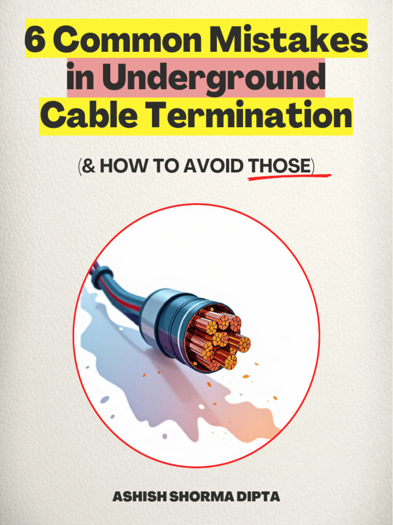 6 Common Mistakes in Underground Cable Termination | PDF