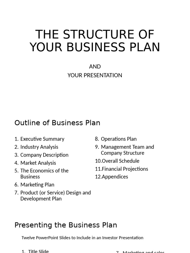 Bp & Presentation | PDF