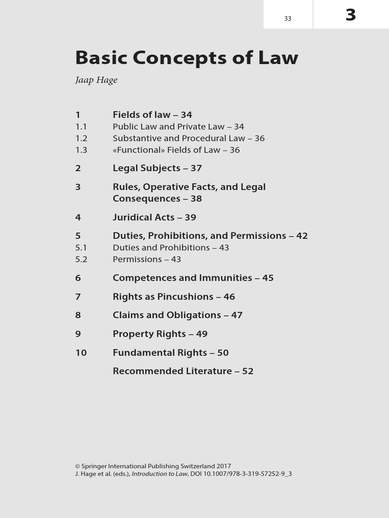 Basic Legal Concepts Explained | PDF | Property | Rights