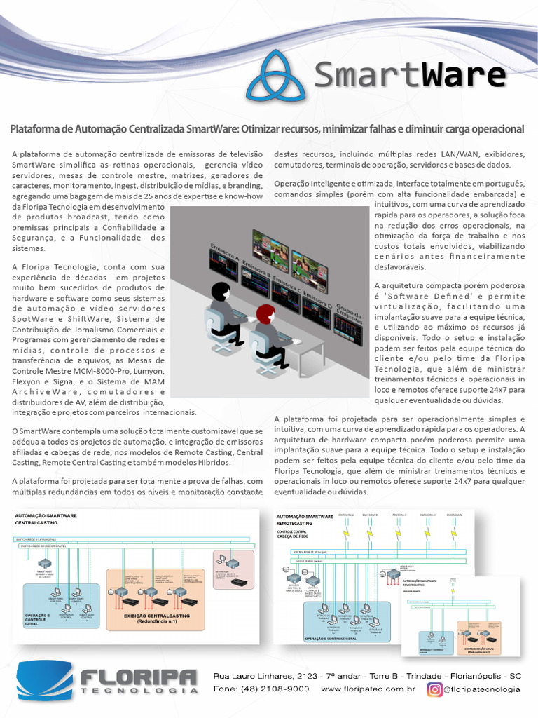 Automação de Emissoras com SmartWare | PDF | Rede de computadores ...