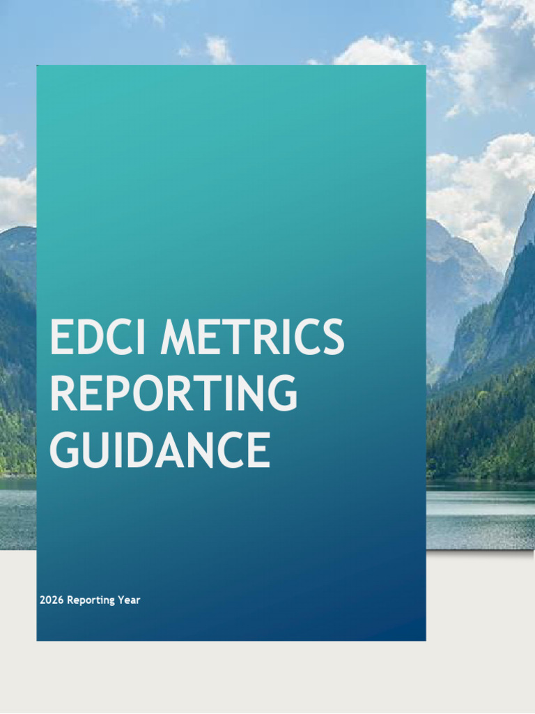 EDCI Sustainability Reporting Guidance | PDF | Full Time Equivalent