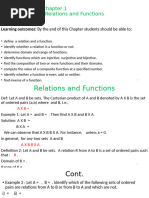 Class 11 Maths: Relations and Functions | PDF | Function (Mathematics ...