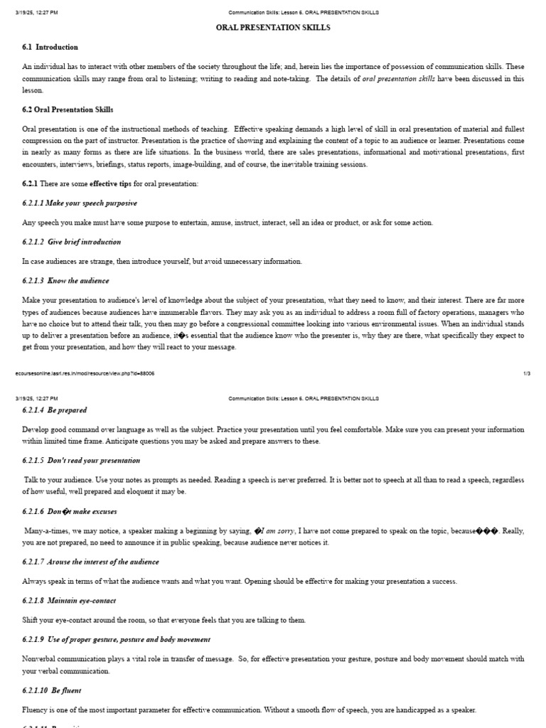 Mastering Oral Presentation Skills | PDF | Public Speaking | Communication