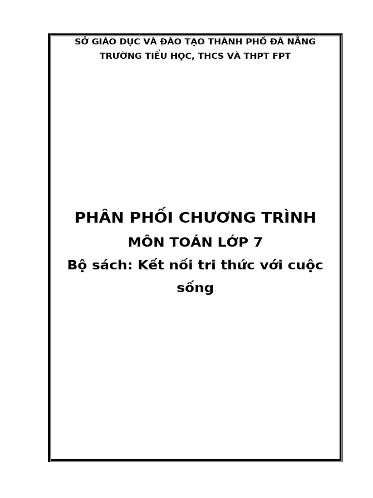 PPCT - Toan 7 - Bo | PDF