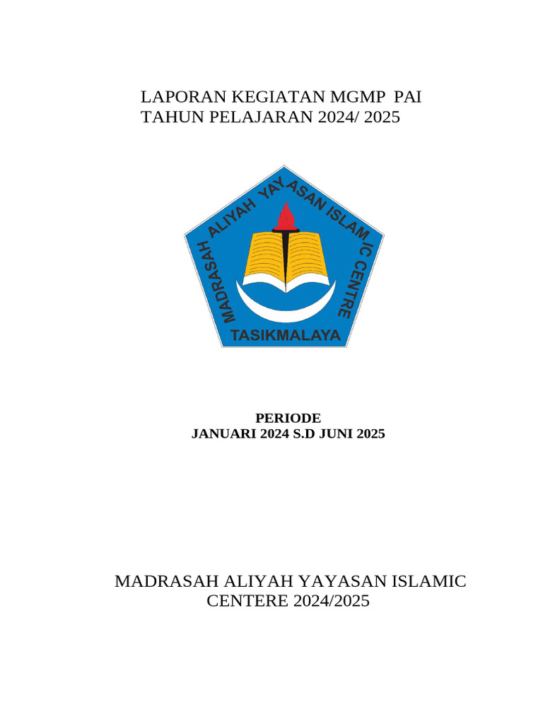 Laporan Kegiatan MGMP PAI 2024/2025 | PDF