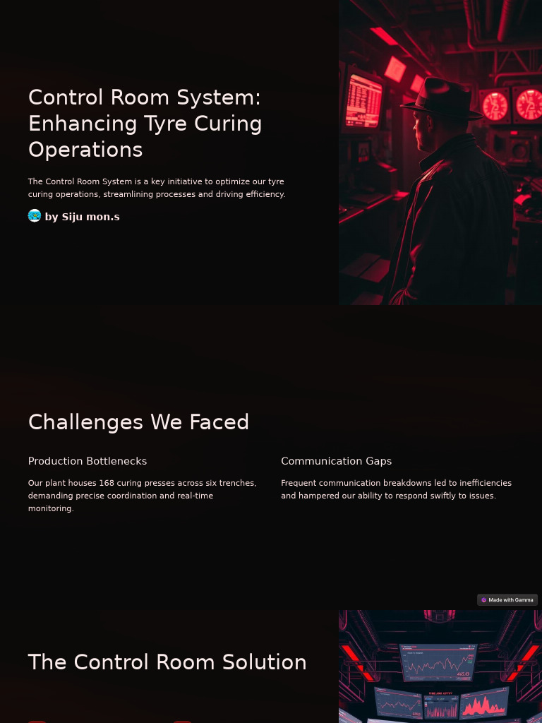 Tyre Curing Operations Control System | PDF | Analytics | Communication