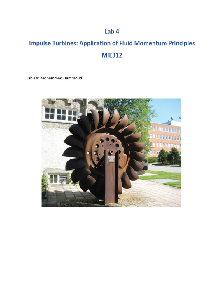 Impulse Turbines Efficiency Analysis | PDF | Turbine | Jet Engine