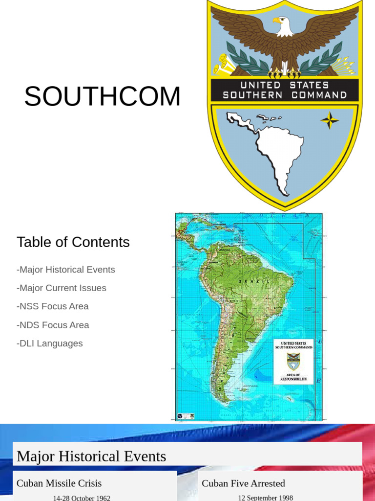 SOUTHCOM Overview: History & Current Issues | PDF | Cuba | Cuban ...