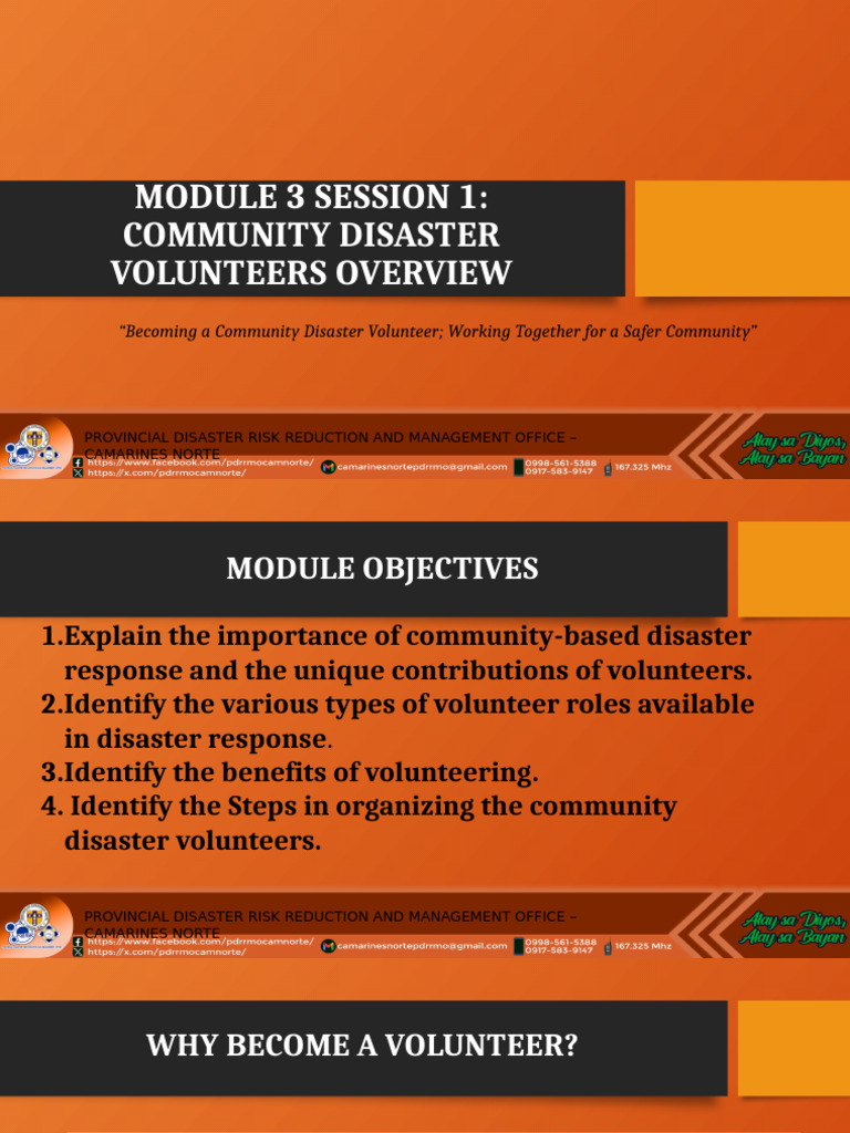 Community Disaster Volunteer Guide | PDF | Emergency Management ...