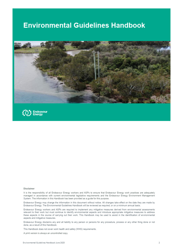 Environmental Guidelines Handbook 2025 | PDF | Environmental Impact ...