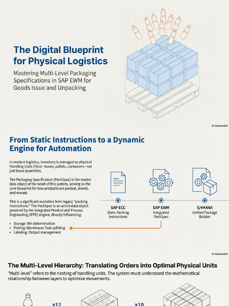 Digital Blueprints For Physical Logistics | PDF