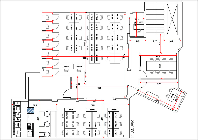 Layout 1° Andar | PDF