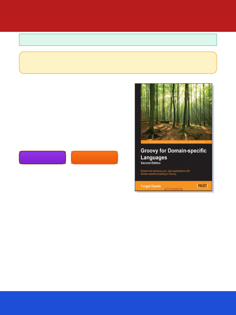 Groovy for Domain specific Languages Second Edition Dearle ebook latest ...