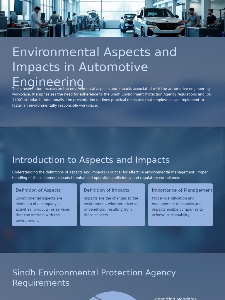 Environmental Impact in Automotive Engineering | PDF | Sustainability ...