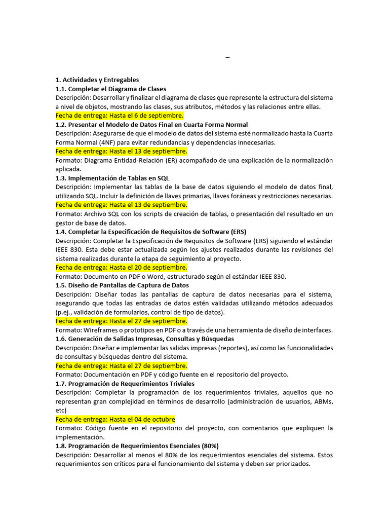 Directrices Recta Final Dis 501 Taller III y Formatos | PDF | Software ...