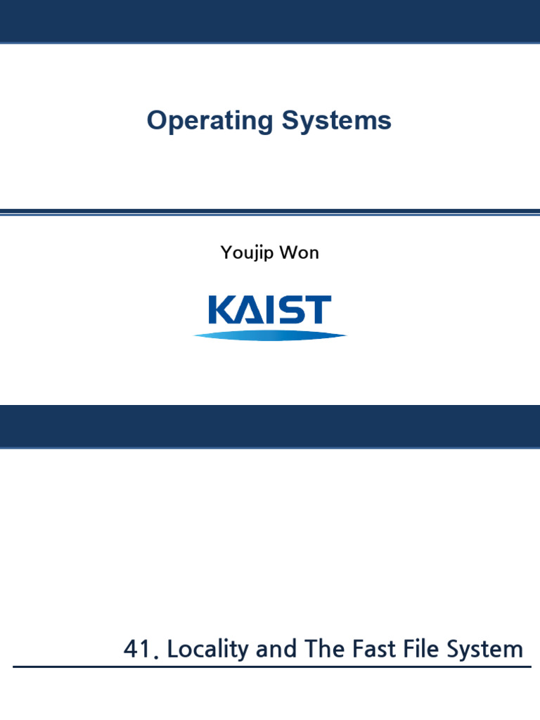 Fast File System (FFS) Overview | PDF | File System | Computer Data