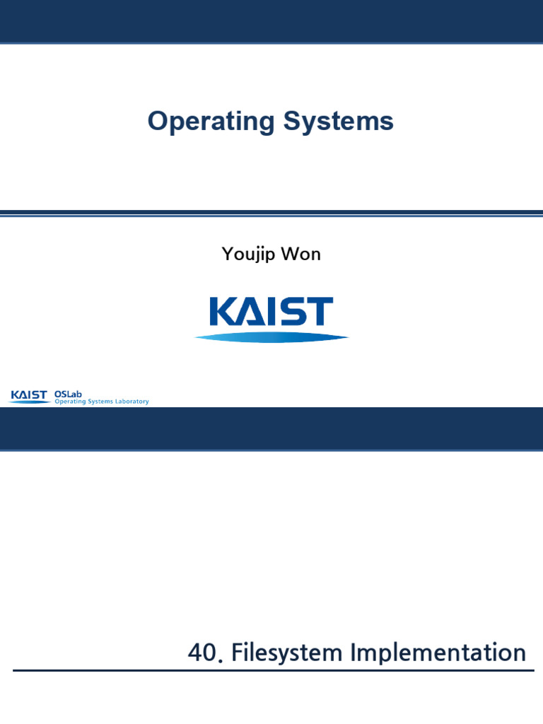 Simple File System Implementation Guide | PDF | File System | Cache ...
