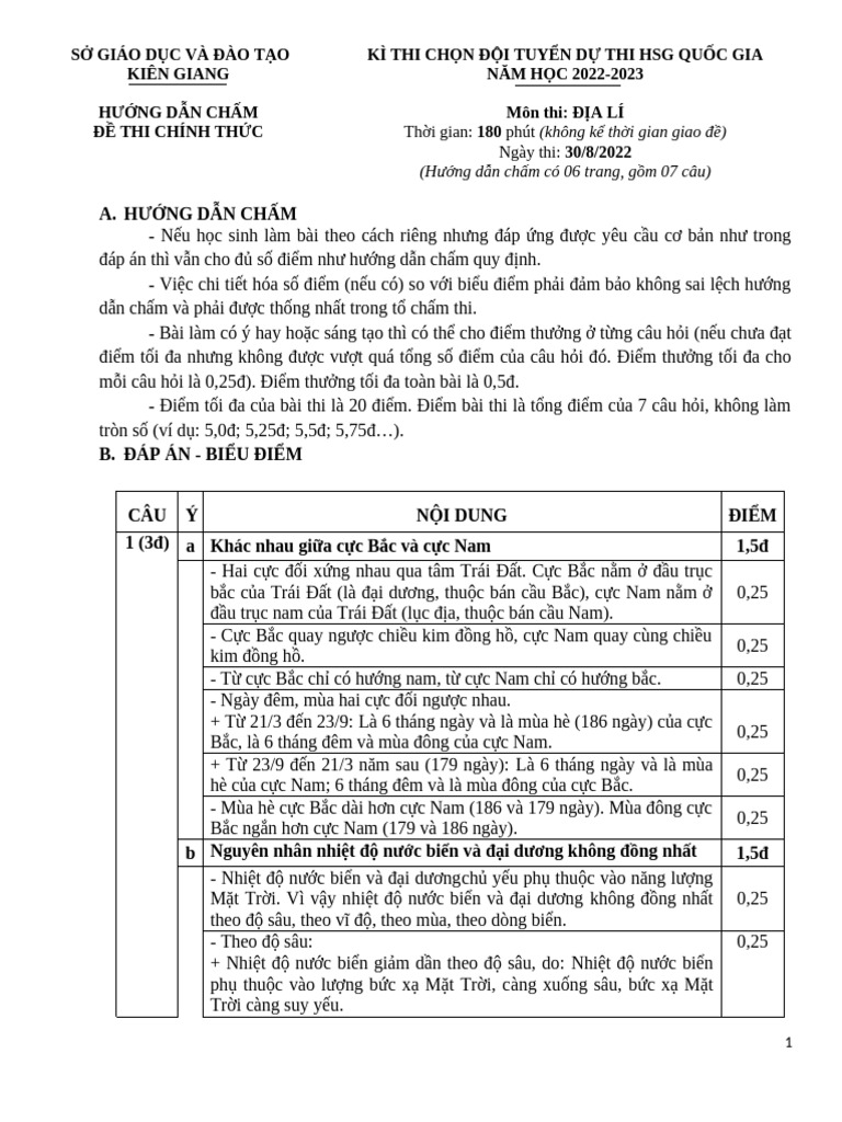HDC Dia Ly 2022 | PDF