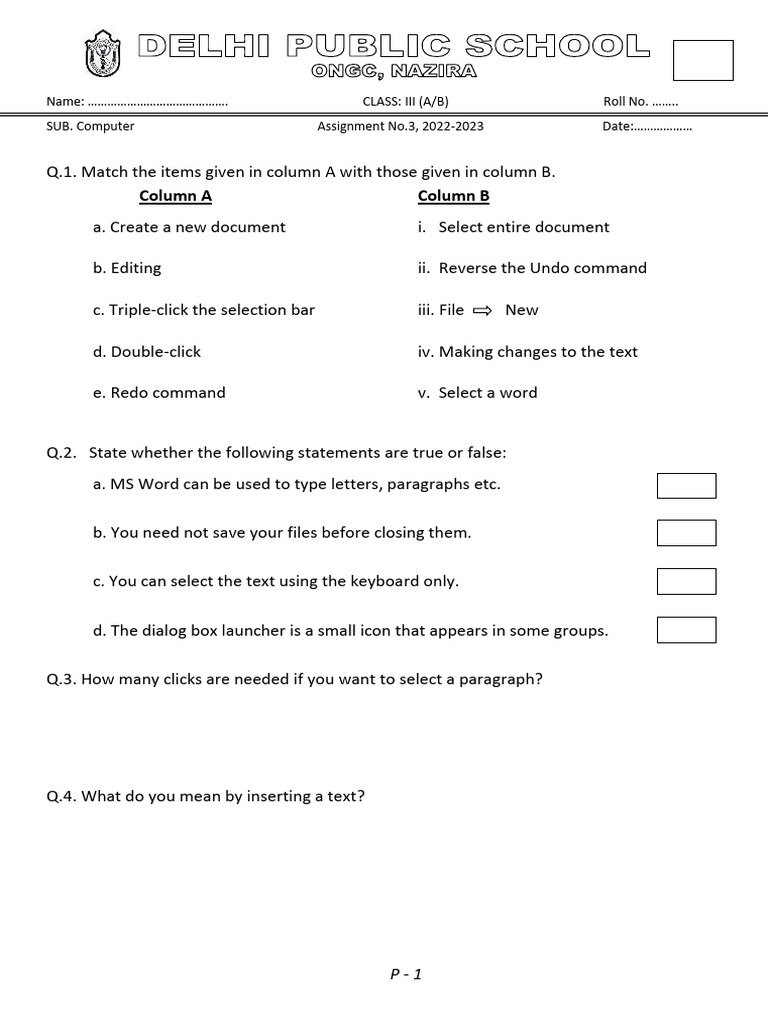 Ws III Computer 3 | PDF