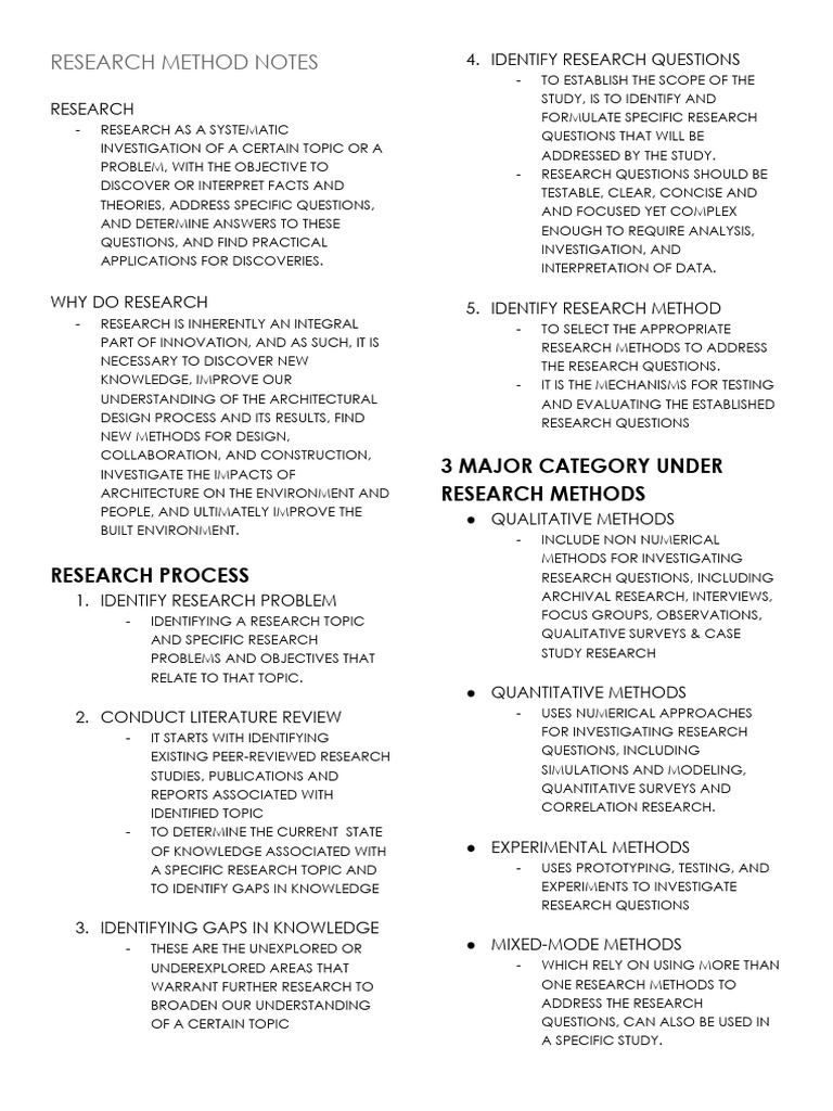Research Methods in Architecture | PDF | Methodology | Qualitative Research