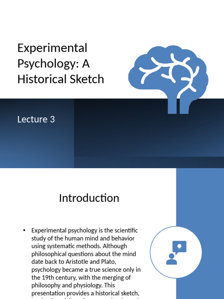 History of Experimental Psychology | PDF | Psychology | Empiricism